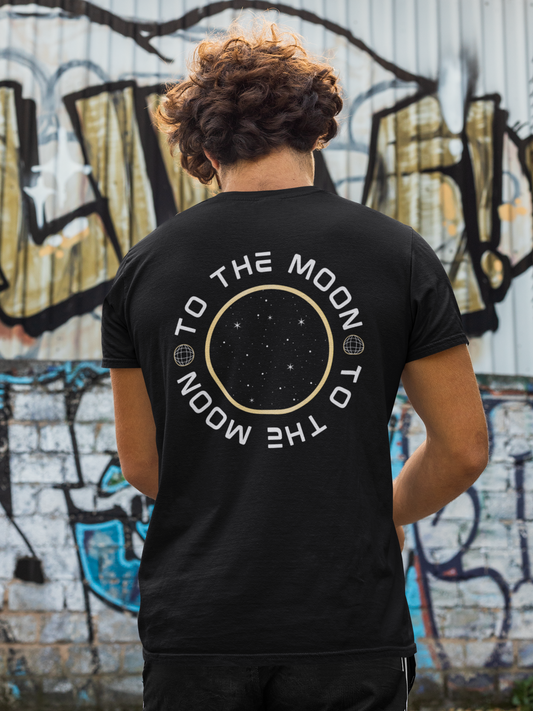 To the moon - bubble - Unisex T-Shirt
